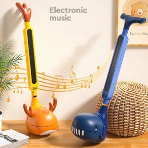 Instrumento musical electrónico, sintetizador portátil, renacuajo eléctrico, divertidos juguetes para niños y niñas, regalo de Navidad 240131