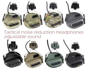 Casque antibruit de tir électronique tactique, casque Anti-bruit, Amplification du son, Protection auditive, accessoires de casque 1230