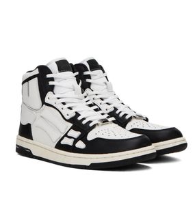 Marque élégante Hommes Skel Top Hi Baskets Chaussures En Cuir Grainé Bout Rond Skateboard Marche Top Qualité Runner Casual Marche Discount Chaussures EU38-46