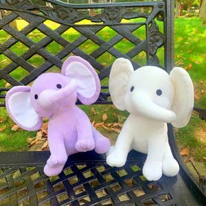 Elefante de peluche, juguete Kawaii para bebé, muñeco de peluche para niños, juguetes de elefante blanco, dibujos animados para niñas, juguetes lindos para boda 240113