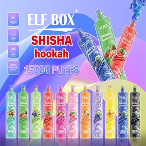 ELFBOX15000 Puff Bars Elrs Bang Box 12K Vape jetable Je reçois une cigarette électronique Pufr Jetable Puff Plus Bar Vaporisateur E-Cig Recharge Batterie