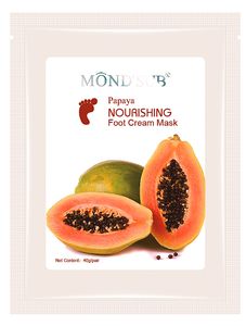 Elitzia Skin Brighten Disuelve las células muertas de la piel Soft Papaya Fruit Cream Soft Foot Mask