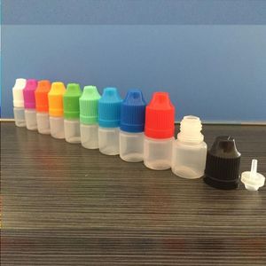 Botella de aceite vacía Botellas cuentagotas de plástico para jugo 3ml 5ml 10ml 15ml 20ml 30ml 50ml 100ml 120ml con tapa a prueba de niños al por mayor Irabm