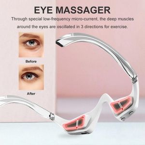 EMS Micro-Courant Red Light Therapy Eye Relax Masseur Masque Soulagement De La Fatigue Rides Cernes Remover Resserrement De La Peau