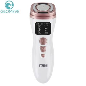 EMS Mini HIFU Máquina RF Radiofrecuencia Levantamiento facial Dispositivo antiarrugas Microcorriente Belleza LED Terapia Herramientas para el cuidado de la piel 220428