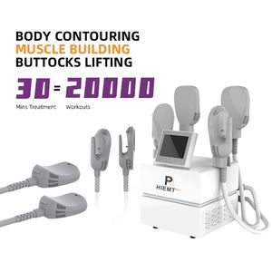 Nouvelle mise à niveau 30% d'énergie plus forte refroidissement par air 4 poignées stimulation musculaire sculpture électromagnétique Hiemt Max3 Slim Body Shaper perte de graisse levage des fesses Machine Ems