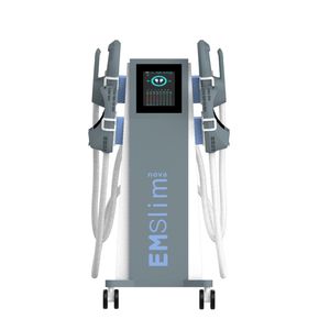 Máquina de adelgazamiento EMSlim, Estimulador muscular EMS HIEMT, 4 manijas RF, máquina de contorno corporal para apretar la piel, eliminación de grasa, equipo de belleza