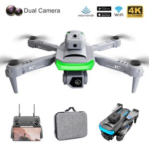 Drones M23 avec caméra 4K pour adultes enfants 8-12 ans Mini drone adolescents garçons Idées cadeaux FPV Dron Kit 360 ° Évitement d'obstacles Quadcoper Simulateurs électriques Cool Stuff XT5 2-2