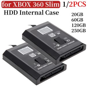 Enceinte 1 / 2pcs HDD Case interne pour Xbox 360 Slim 20 Go 60 Go 120 Go 250 Go Accessoires de jeu Disque dur Disk Disk Caddy HD Box