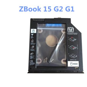 Cubro 2do Segundo SSD HDD Caddy Cubierta de estado sólido Soporte de accionamiento para HP ZBook 15 G2 G1 9.5 mm