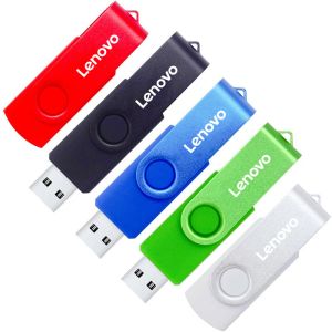 Enceinte Lenovo 2TB 2TB USB 3.0 U Disk Flash Drives Metal High Sped Spendrive Portable Imperping USB Memory Drive Accessory