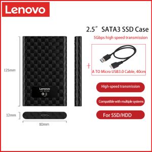 Enceinte Lenovo HDD externe ENCIROSE SSD DISK DISQUE 2,5 pouces SATA à USB 3.0 Disque durclé