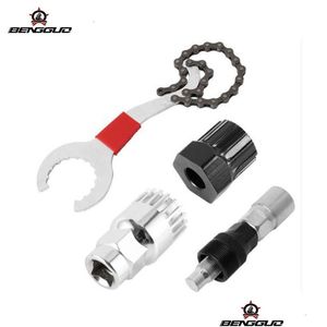 Composants de moteur Outils Kits d'outils de réparation de vélo Chaîne de vélo Mesure RER Crank Pler Ctor Cutter Volant Pièces de cyclisme 230220 DRO DHSCS