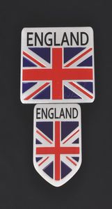 Angleterre Flag Car autocollants United Kingdom Emblem UK Badge Decal pour BMW Ford Jeep Mini Cooper Jaguar Auto Styling2406795