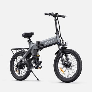 Engwe C20 Pro Fat Tire Electric Bicycle para bicicleta electrónica bicicleta híbrida de larga distancia chino plegable 20 pulgadas 250W personalizado