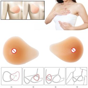 Enhancer Silicone False Breast Faux Faux Prothèse de sein Prothèse Super Soft Silicone Gel Pad soutient la spirale artificielle pour les femmes