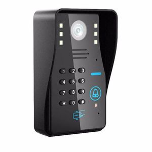 ENNIO SY811WMJIDS12 touche tactile filaire moniteur d'interphone vidéo de 7 pouces avec sonnette à clavier RFID