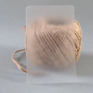 Enveloppes Carte de PVC commerciale transparente vide sans imprimer 86x54mm 90x50 mm en balise Clear de buv