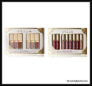 Epack en stock New Stila Eye for Elegance Set Shimmer Glitter Liquid Eyeshadow 6pcs Travel Set Makeup Glow Eye DHL 9475841