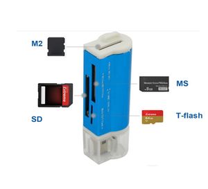 EPACKET 4inone Carte Reader USB20 Phone Mobile TF SD MS Card Memory All in One Readers6034278