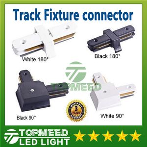 Conector de riel de luz LED Epacket para cables, ángulo recto, accesorios de iluminación de pista comercial Horizontal, accesorios de aluminio