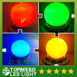 Epacket RGB polychrome 0.5 W 1 W 2 W 3 W E27 LED boule ampoule effet de lumière DJ globe lampe bulle éclairage de scène