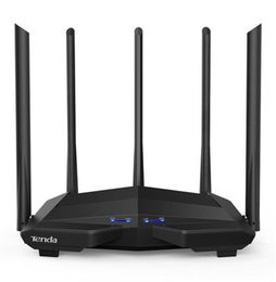 Epacket Tenda AC11 AC1200 Router WiFi Gigabit 24g 50 GHz Dualband 1167 Mbps Router sans fil avec 5 antennes à gain élevé8780402