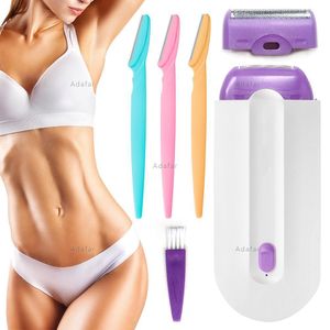 Epilator Caballo doloroso Cabello Cabello Epilator USB Remover para hombres Mujeres Cara de pierna Bikini Axila axilas de extracción de barra