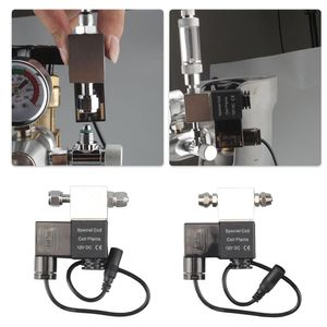 Équipement Électrovanne CO2 Sortie DC 12 V Système de régulateur de CO2 pour aquarium Valve magnétique électrique basse température pour aquarium