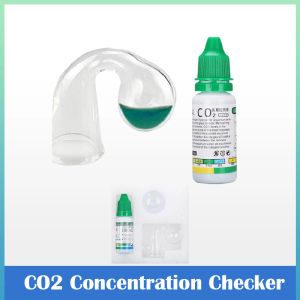 Équipement verre vérificateur de Concentration de CO2 goutte avec indicateur de liquide moniteur Aquarium accrocher sur Aquarium plante aquatique Test PH accessoires