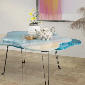 Équipements DIY Crystal Epoxy River Table Moule de table Irréguleux Table Top Drop Resin Moule de bijoux Outils pour décoration de meubles