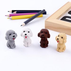 Eraser 36 PCS Migne Teddy Puppy Eraser Cartoon Simulat Dog Can Insérer un crayon Eraser Prix de sport pour enfants Kawaii Stationry