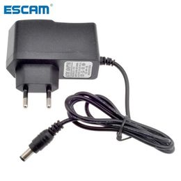 ESCAM EU AU UK US PLIG TYPE 12V 1A 5,5 mm x 2,1 mm Alimentation AC 100-240V Adaptateur DC pour CCTV Camera / IP