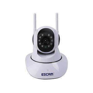 ESCAM G02 Double Antenne 720P PanTilt WiFi IP Caméra IR Prise en charge ONVIF Max jusqu'à 128 Go Moniteur vidéo - US