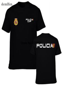 Espana Policia España Policía Nacional Espana Policia Cnp Uip Upr Anti Riot Swat Geo Goes Fuerzas Especiales Hombres Camiseta Cool Tees Top8093509