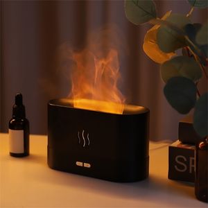 Diffuseurs d'huiles essentielles Parfum d'huile de flamme Humidificateur d'air Aromathérapie Odeur électrique pour la machine d'arôme de parfum de feu à la maison 221028