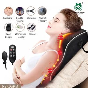 est Télécommande Voiture Maison Double Usage Massage Oreiller Protable Cou Dos Épaule Taille Corps Masseur Cadeau Soulagement Douleur Fatigue 240314