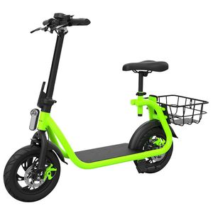 Eswing M11 Folding Electric Scooter 350W Motor 12 Inch Tire Double Disc Brake System-Green