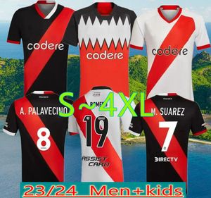 Etcheverry Solari River Plate 23 24 Jerseys de football XXXL 4XL PONZIO BARCO PALACIOS LANZINI ALIENDRO FERNANDEZ Top Thai QualityFootball Chemises Hommes Enfants 2023