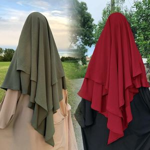 Ropa étnica 2023 Jersey de algodón Modal suave liso para mujer hiyab musulmán moda Oriente Medio árabe gran turbante Ramadán Casual pañuelo para la cabeza