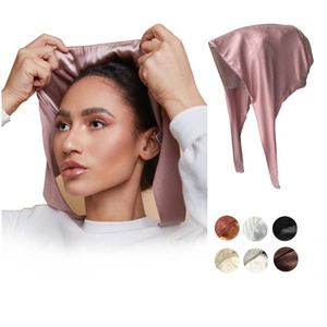 Ropa étnica ajustable satén musulmán debajo de la bufanda forrado Modal interior Undercaps proteger el cabello doble capa Hijab Cap para mujeres étnicas