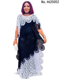 Vêtements ethniques Robes de soirée africaines pour femmes Dentelle élégante Afrique Vêtements Mode musulmane Abayas Dashiki Robe Kaftan Long Maxi Dress 230325