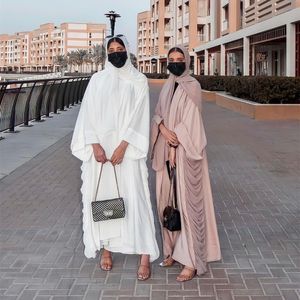 Vêtements Ethniques Dubaï Qatar Élégance Avec Blet Robes Longues Turques Abayas Pour Femmes Musulman Modeste Kimono Femme Musulmane Noir Porter 230613