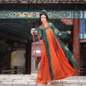 Vêtements ethniques Halloween Traditional Chinese Style Princess Robe Ancient Tang Suit Performance Performance Vêtements télévisés Hanfu Costume Femmes