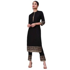 Vêtements ethniques Indian Womens 2pcs Set Robe indienne Pantalon Top Pantalon Traft de style ethnique Vêtements pakistanais Indian Roupa Indianal2405