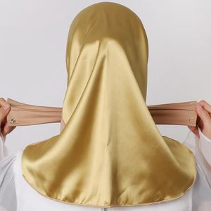 Vêtements ethniques Jersey Hijabs pour femme musulmane Hijab Caps Full Turban Cap Hair Wraps Femmes Bandeau Bonnet Instantané