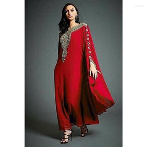 Vêtements ethniques Maroon Marocain Dubaï Kaftane Farasha Abaya Robe Très à la mode Longue Tendances de la mode européenne et américaine