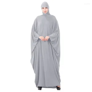 Ropa étnica One Piece Mujeres musulmanas Ora Vestido Abaya Abaya Modesta Modesta Abayas Sobre la Garación de Oración Tradicional Eid Ramadán