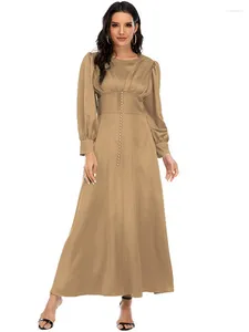 Vêtements ethniques Produits fiscaux La Turquie porte la dernière robe anglaise pour dames robes modestes robe musulmane femmes hijab caftan mariage marocain