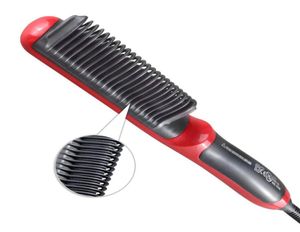 Plug Eu Plux Coiffes lisser les lisser les cheveux droits durables Brusque LCD Cerrafing Ceramic Ceramic Brush4724727